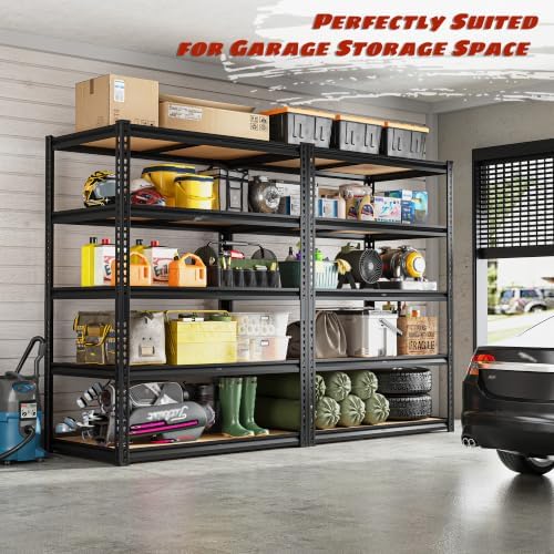 ROOMFAVE Garage Shelving Heavy Duty, 5 Tier - Image 6