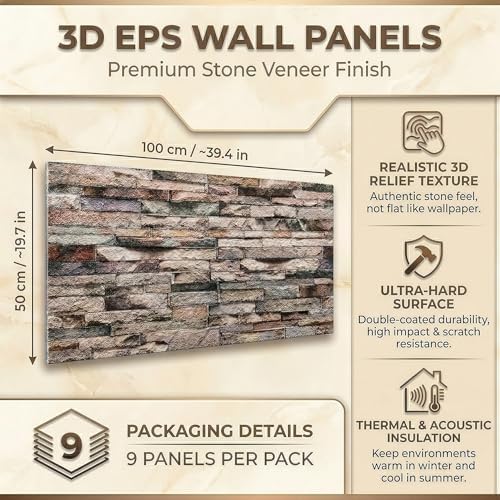 3D Faux Brick Wall Panels – Lightweight Styrofoam Cladding - Image 5