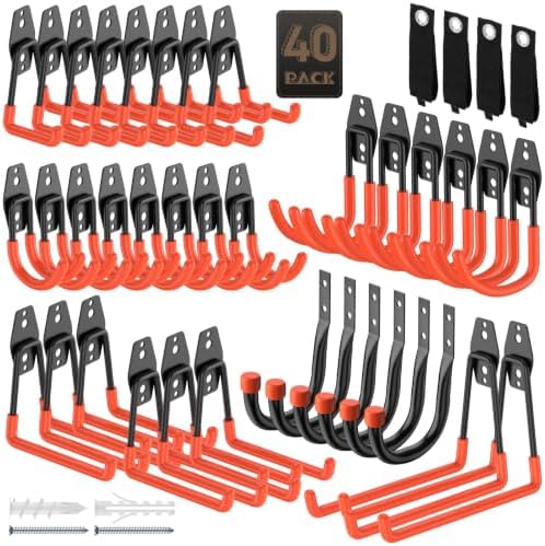 Heavy Duty Garage Hooks for Storage & Hanging Items by YouthZeal