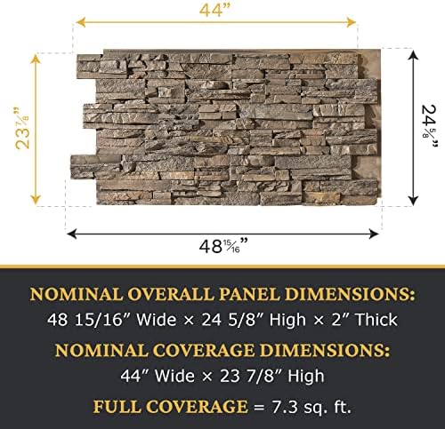 AZ Faux High-Density Polyurethane Faux Stone Wall Covering Panels - Image 3