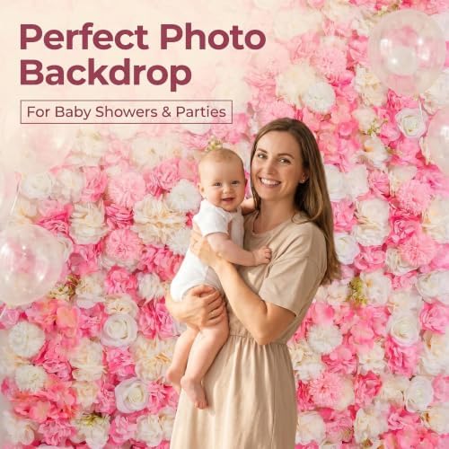 Artificial Flower Wall, 12 Panels - Image 5