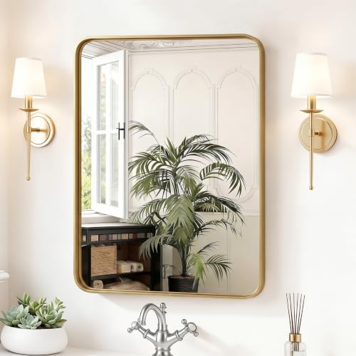 Sweetcrispy Bathroom Wall Mirror, 30x22 Inch Mirror by Sweetcrispy