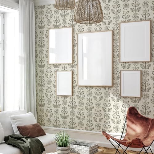 Wudnaye Vintage Floral Peel and Stick Wallpaper - Image 2