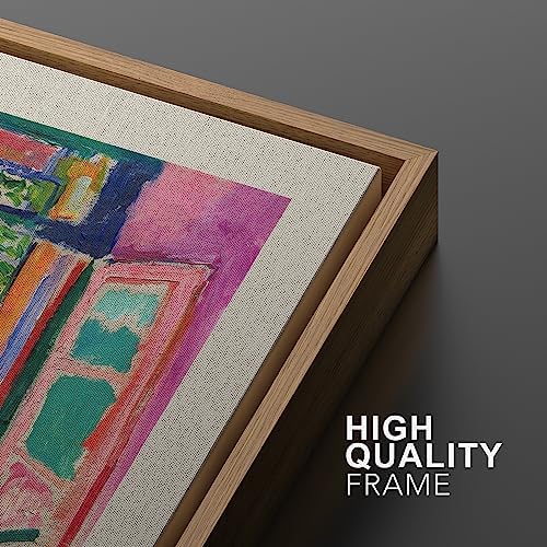 MUDECOR Framed Canvas Print Wall Art Set Henri Matisse Exhibition Posters Fine - Image 5