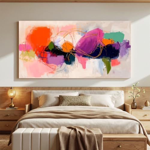 Tsomzxng Colorful Graffiti Large Abstract Wall Art - Image 3