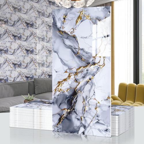 Marble Peel and Stick Backsplash 23.6 x11.8 in by Unknown