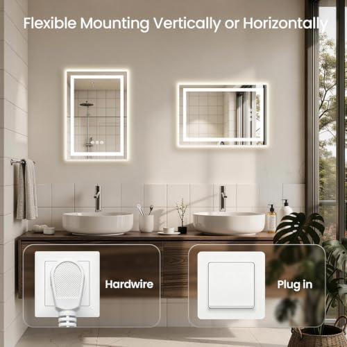 20"x28" LED Bathroom Mirror - Image 6