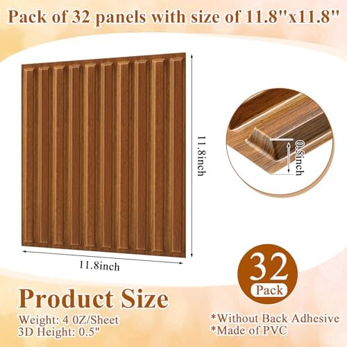 Nuanchu 32 Pcs 3D Wall Panels - Image 2