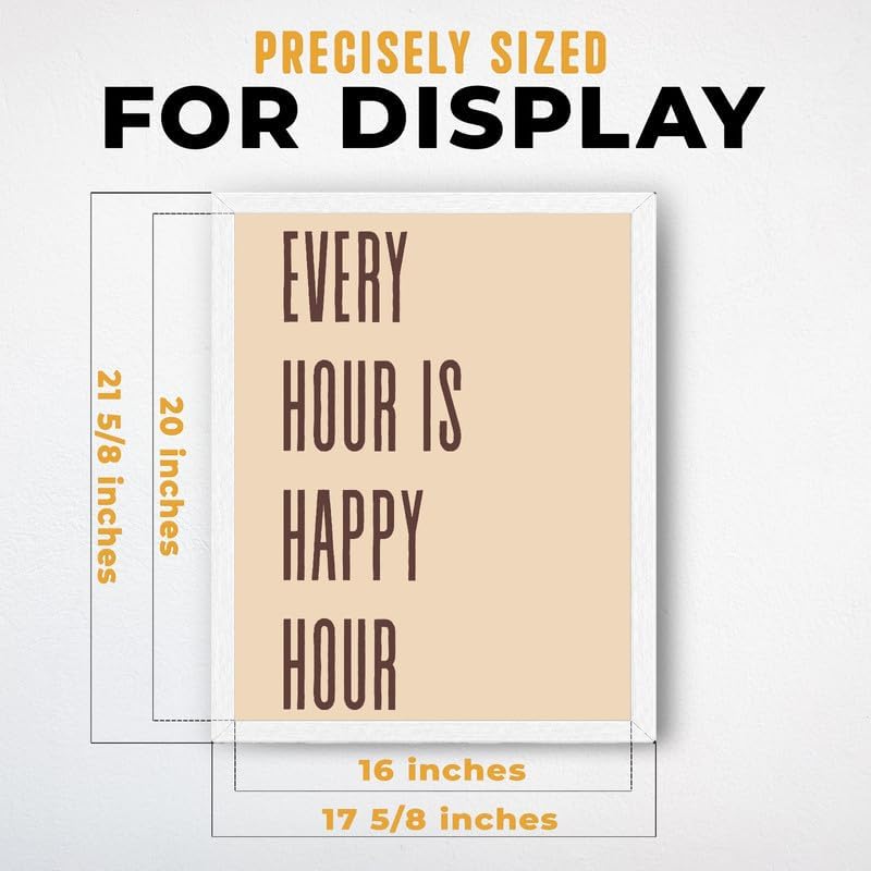 InkFlow Posters Every Hour Happy Hour Canvas Poster - Image 3