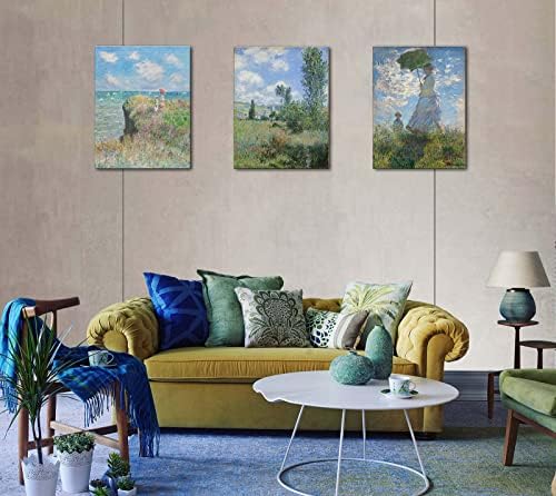 OKEXCKK Woman with a Parasol by Claude Monet Canvas Wall Art, Oil Painting - Image 5