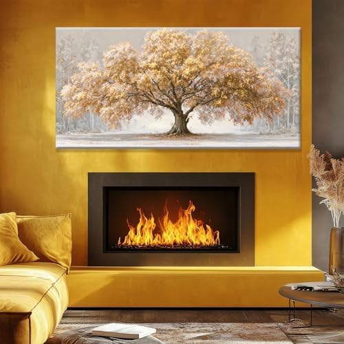 Gold Large Wall Art Decor 29"x58" Tree Of Life Wall Art - Image 6
