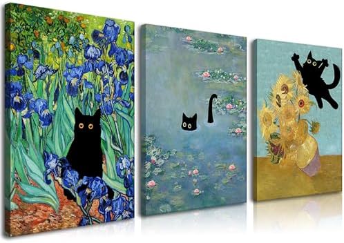 Monet Wall Art Set of 3 by MUWAKWallArt