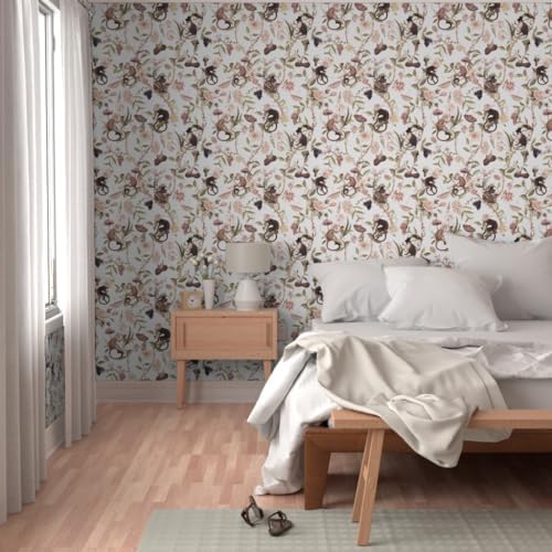 Spoonflower Chinoiserie Peel and Stick Wallpaper - Image 5