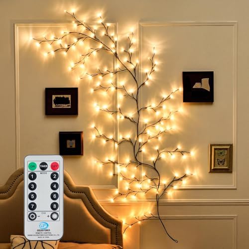 Enchanted 9.5ft 160LED Willow Vine Lights by CAMANTU
