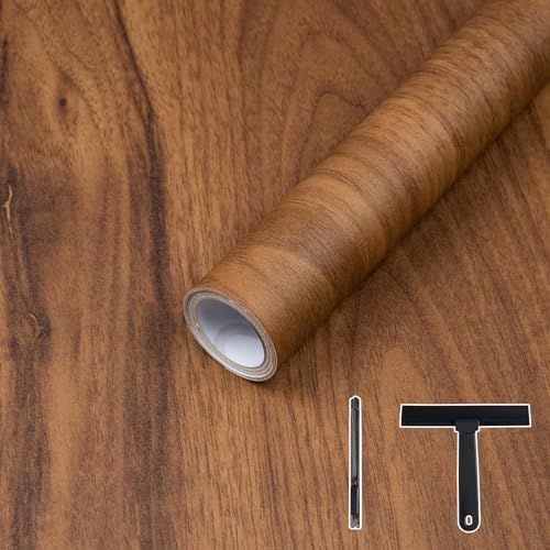 Wood Contact Paper Peel and Stick Thicken Wood Grain Wallpaper by Arrost
