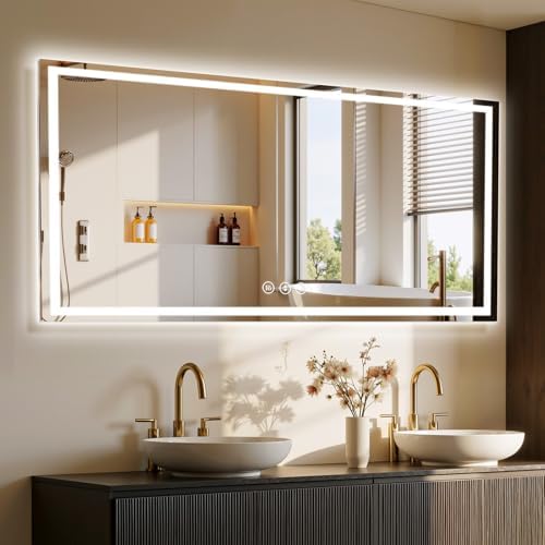 72"x30" LED Bathroom Mirror by Rpoesx
