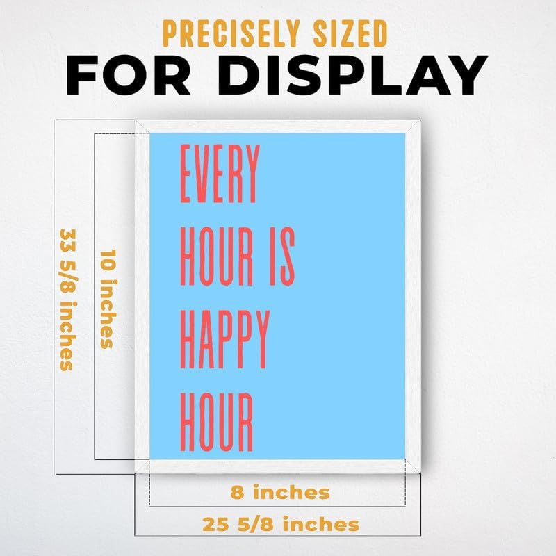 InkFlow Posters Every Hour Happy Hour Canvas Poster - Image 3