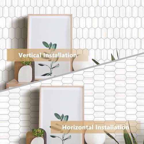 Vamos Tile Long Hexagon Peel and Stick Backsplash Tile - Image 4