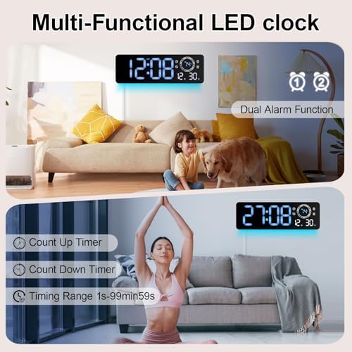 16-inch Jumbo Display Digital Clock - Image 6