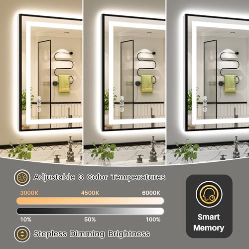28X36 Inch LED Bathroom Mirror - Image 5