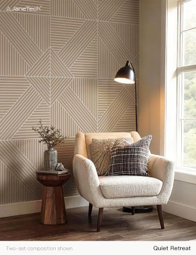 JaneTech Acoustic Wall Panels 23.62 x 23.62 Inch, Decorative Acoustic Wall - Image 5