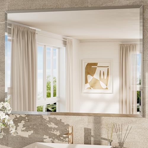 TokeShimi Bathroom Vanity Mirror Frameless by TokeShimi