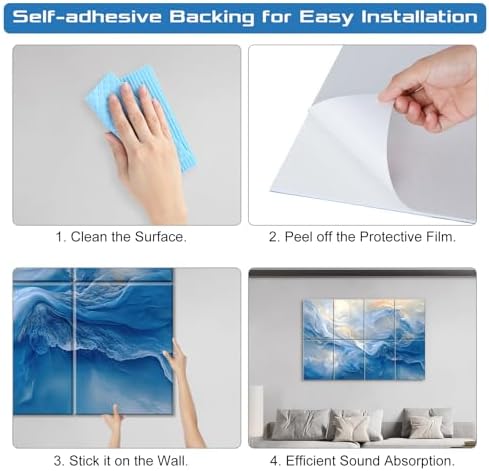 Decorative Acoustic Panels 8 Pack - Image 6