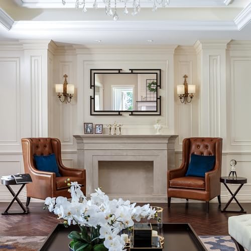 Large Decorative Wall Mirror, Tempered Glass Wall Decor - Image 5