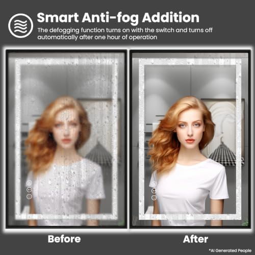 Amorho LED Bathroom Mirror - Image 5