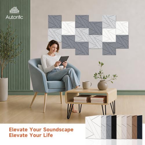 Acoustic Panels, 24 Pack Sound Proof Foam Panels - Image 3