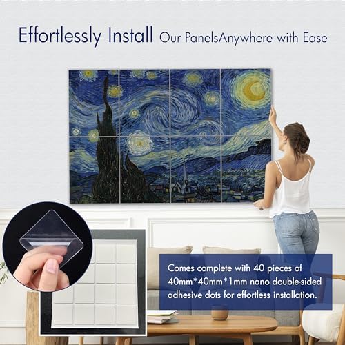 PINWELIFE® Masterpiece Acoustic Art Panels, Decorative Acoustic Wall Art - Image 3