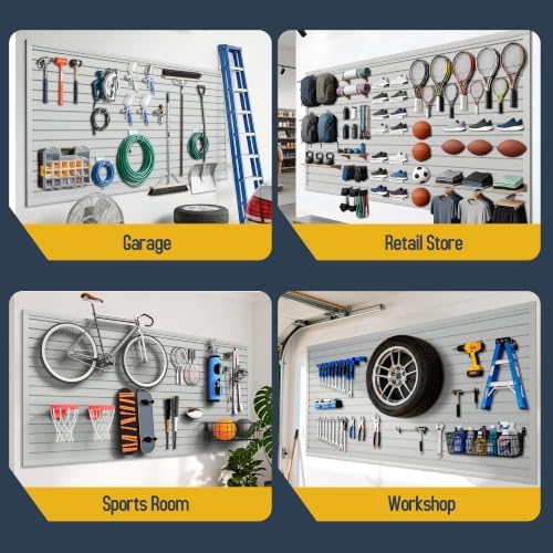Slat Wall Paneling 4 x 8ft, Slatwall Garage Wall Organizer - Image 6