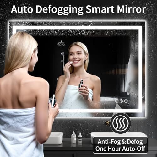 LED Bathroom Mirrors 40"x48" Bathroom Mirror - Image 3