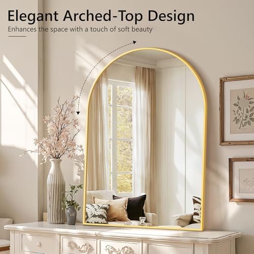 Arched Bathroom Mirror for Wall - Image 3
