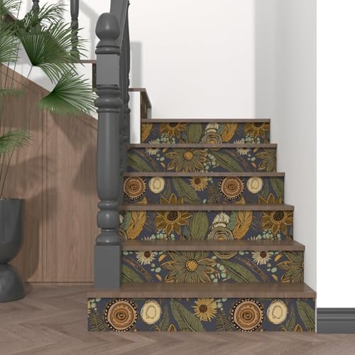 Laatse Boho Wallpaper Peel and Stick 17.5"x393", Haze Blue Contact Paper - Image 6