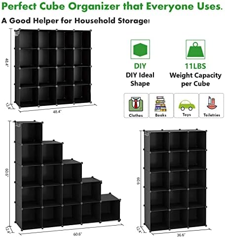 C&AHOME 16 Cube Storage Organizer Cube Shelves Units Storage Cubes - Image 3