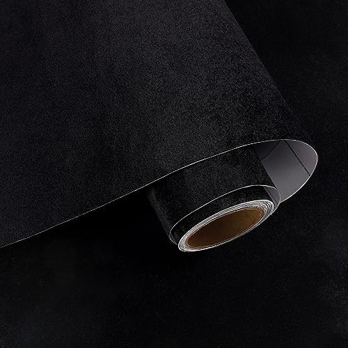 VaryPaper Self Adhesive Velvet Fabric 15.7''x78.7'' Soft Felt Flocking Drawer by VaryPaper
