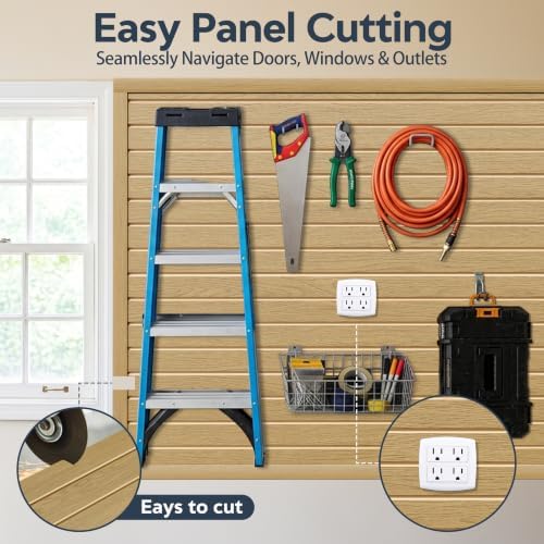 Slat Wall Paneling 4 x 8ft, Slatwall Garage Wall Organizer - Image 6