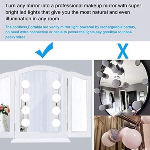 New Cordless Rechargeable LED Vanity Mirror Light - Image 3
