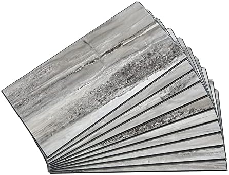 Palisade 23.2 in. x 11.1 in. Vinyl Wall Tiles in Louvre Granite by PalisadeWallTilesandPlanks