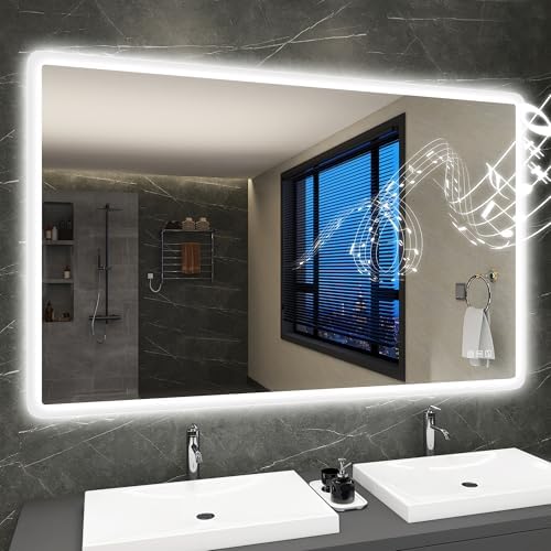 S'bagno 55"x36" LED Bathroom Mirror by S%C2%B7BAGNO