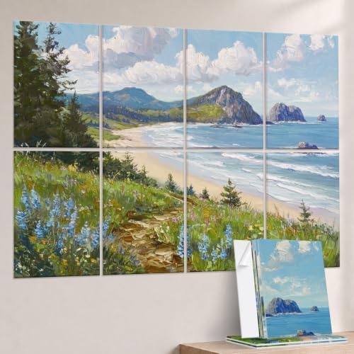 Peaudy 8-Pack Acoustic Panels Art: 48×32Inches Self-Adhesive Decorative by PeaudnyDesignYourDream