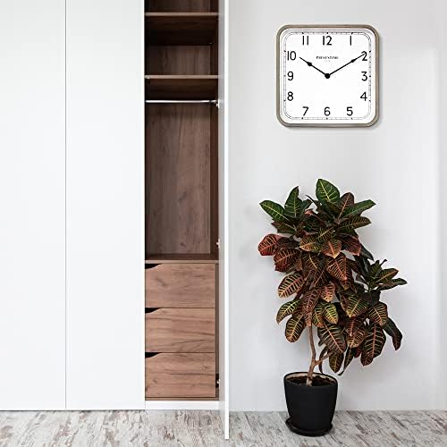 Presentime 16" Anton Modern Farmhouse Square Clock - Image 6