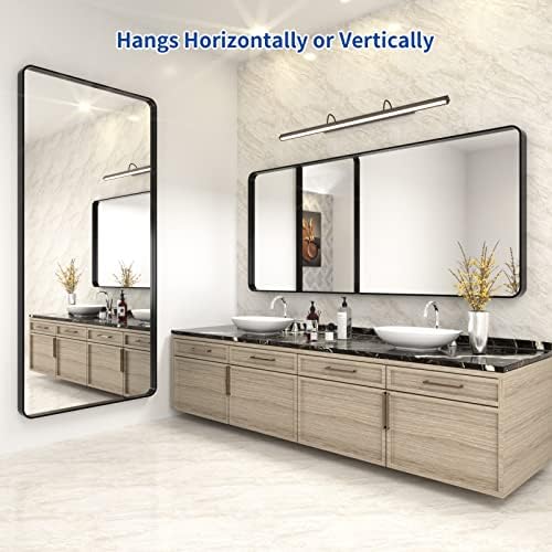 WEER Black Bathroom Vanity Mirror 72X32 Inch - Image 5