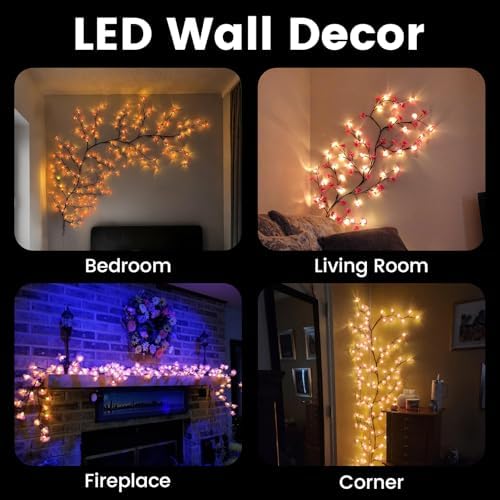 Cherry Blossom Lights with Bendable Tree Branches - Image 2