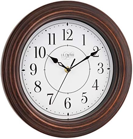 La Crosse Technology 404-2630W 12 Inch Evelyn Quartz Wall Clock - Image 3