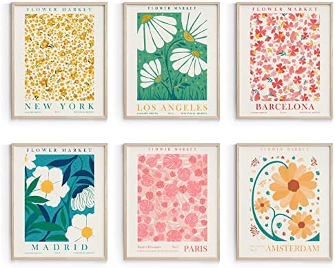 Habseligkeit Flower Market Posters by Habseligkeit