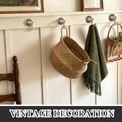 Yaocom 2 Pack Antique Towel Hooks Wall Mounted - Image 6