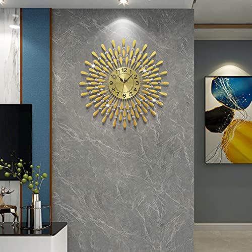Large Wall Clock Non-Ticking Silent Modern Big Clocks Decorative Wall Clocks - Image 2