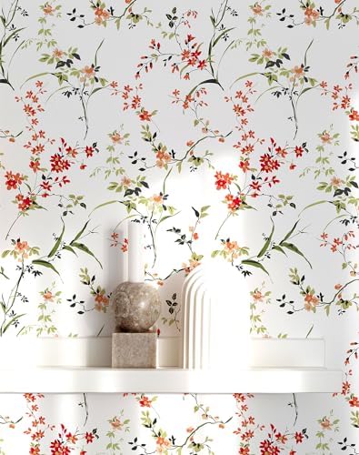 Floral Peel and Stick Wallpaper by Wallpaper